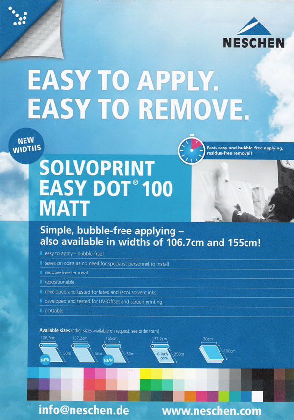 Самоклеящаяся пленка Easy Dot немецкой фирмы Neschen