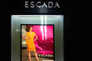 Реклама для магазина женской одежды ESCADA в Москве
