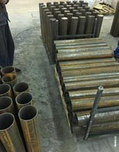 Фото трубчатых заготовок под стальные сигнальные столбики